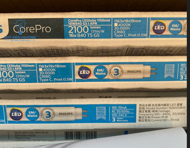 đèn led tuýp corepro ledtube 1200mm 16W philips