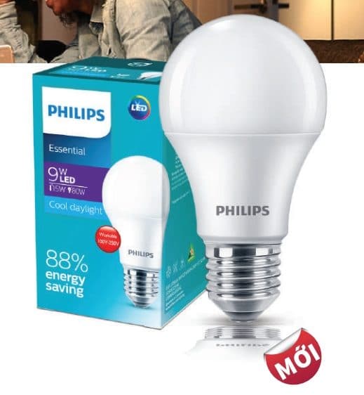 đ&egrave;n led bulb philips