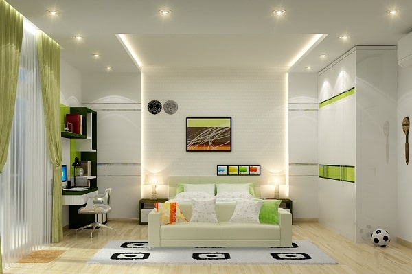 đ&egrave;n led &acirc;m trần chiếu s&aacute;ng ph&ograve;ng ngủ