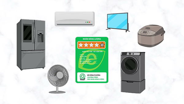 c&aacute;c thiết bị cần d&aacute;n nh&atilde;n năng lượng
