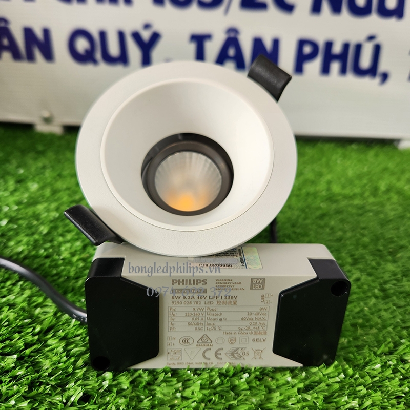 đèn led âm trần DK DL56 philips