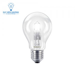 Bóng Halogen 28W 42W 53W 70W EcoClassic E27 A55 không phản xạ Philips