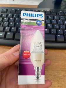 Bóng Master Led 4-25W E14 2700K BA38 Dim