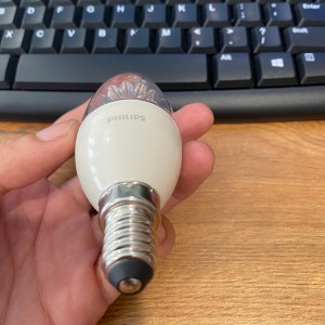 Bóng Master Led 4-25W E14 2700K BA38 Dim