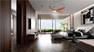 Quạt trần Kaiyokukan HIRO 219 OAK