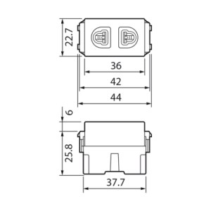 Ổ cắm đơn có màn che Panasonic – Wide series