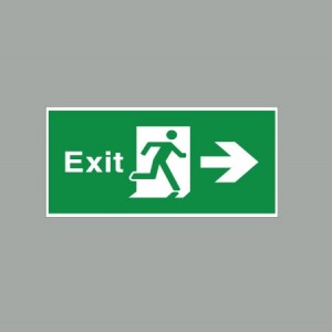 Phụ Kiện Đèn Báo Exit Đa Năng 1 Mặt Phải MPE