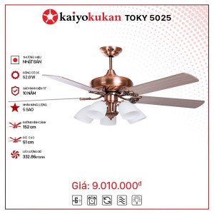 Quạt trần kaiyokukan TOKY 5025